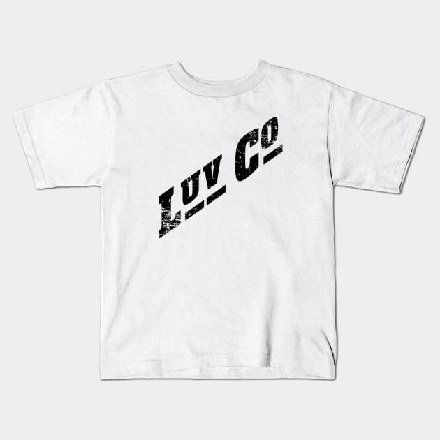Luv Co Shirt Black Design Kids T-Shirt by Fresh Fly Threads
